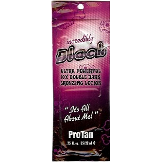 Pro Tan Incredibly Black tělové mléko pro opalování v soláriu 22 ml