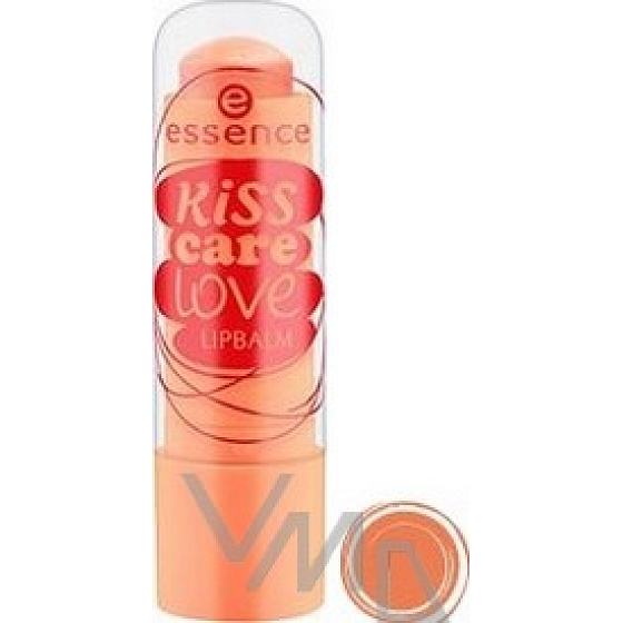 Essence Kiss Care Love Lipbalm balzám na rty 04 Caribbean Sunrise 4 g