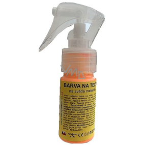 Art e Miss Farba do jasnego tekstylu 72 Neon pomarańczowa jasna spray 30 g
