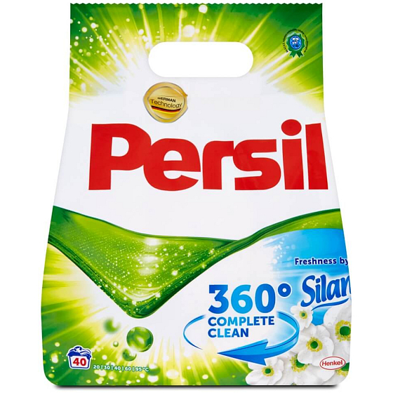 Persil 360° Complete Clean Freshness by Silan prací prášek na bílé prádlo 40 dávek 2,6 kg