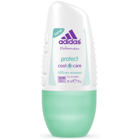 Adidas Cool & Care 48h Protect kuličkový antiperspirant deodorant roll-on pro ženy 50 ml