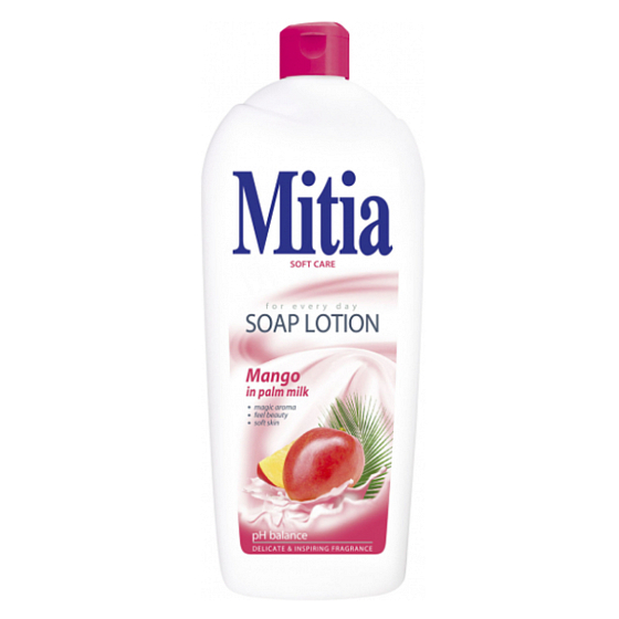 Mitia Mango in Palm Milk krémové tekuté mýdlo náhradní náplň 1 l