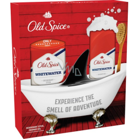 Old Spice White Water deodorant stick pro muže 60 ml + sprchový gel 250 ml, kosmetická sada
