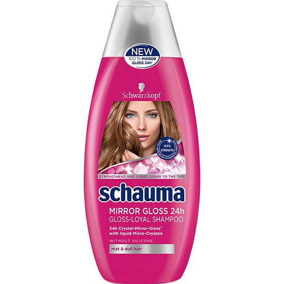 Schauma Mirror Gloss 24h šampon pro vlasy bez lesku 250 ml