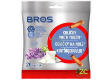 Bros Kule przeciw molom z lawendą 20 sztuk