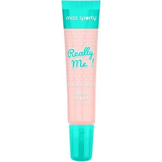 Miss Sporty Really Me! Glossy Liquid Lip Balm balzám na rty 001 Really Nude 10,5 ml