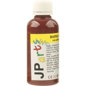 JP arts Farba do tkanin na jasne materiały, podstawowy odcień 11. Ciemny brąz 50 g