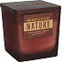 Heart & Home Nature Jantarové dřevo a vetiver vonná svíčka velká sklo, doba hoření až 40 hodin 210 g