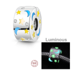Charm Srebrny 925 Luminous - Konstelacja, zatrzymywacz, zapięcie na bransoletkę znaczy