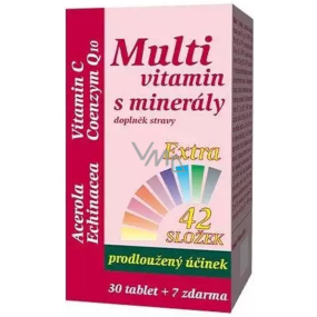 MedPharma Multivitamin z minerałami + extra C suplement diety 37 tabletek