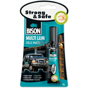 Bison Strong & Safe mocne uniwersalne klej 7ml/g