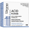 Lirene Acid Power krem nawilżający z hydrolatem z chabru, redukuje zmarszczki 50 ml