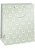 Ditipo Torba prezentowa 32,4 x 10,2 x 45,5 cm biała, czterolistna