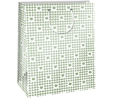Ditipo Torba prezentowa 32,4 x 10,2 x 45,5 cm biała, czterolistna
