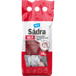 HET gips biały, 1 kg