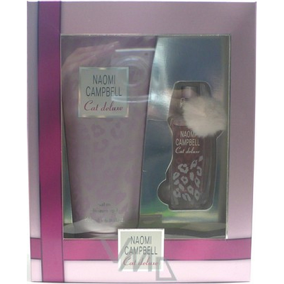 Naomi Campbell Cat Deluxe toaletní voda 15 ml + sprchový gel 20 ml, dárková sada