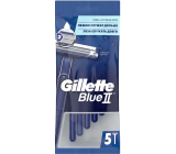 Gillette Blue II maszynki do golenia 2 ostrza dla mężczyzn 5 sztuk