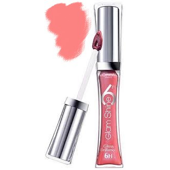 Loreal Paris Glam Shine 6H Volumizer lesk na rty 110 Addictive Peach 6 ml