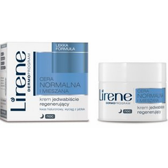 Lirene Normal And Combination Skin noční jemný regenerační krém 50 ml
