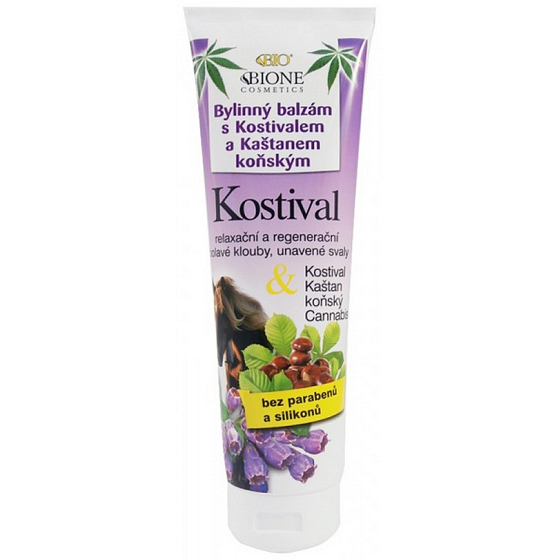 Bione Cosmetics Kostival & Kasztan koński balsam ziołowy 300 ml