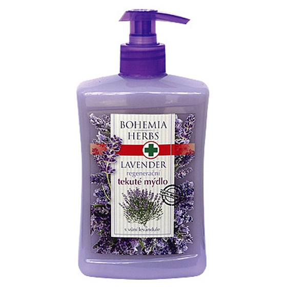 Bohemia Gifts Lavender regenerační tekuté mýdlo dávkovač 500 ml