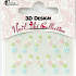 Absolute Cosmetics Nail Art 3D nálepky na nehty 24911 1 aršík