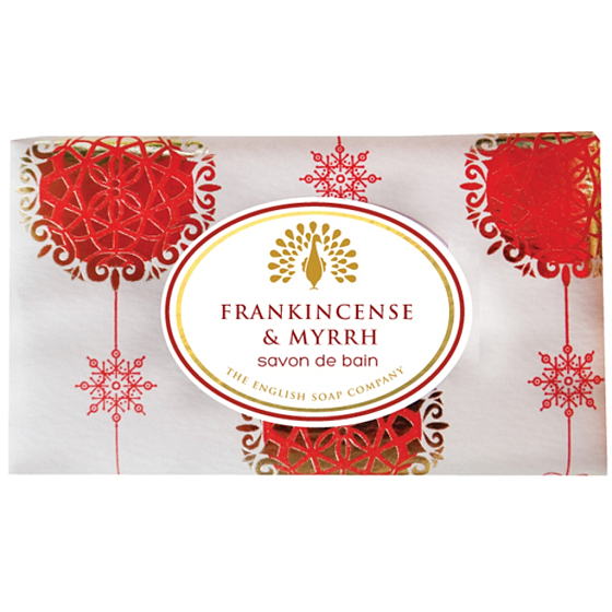 English Soap Kadidlo a Myrta přírodní parfémované mýdlo s bambuckým máslem 190 g