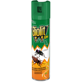 Biolit Uni proti létajícímu a lezoucímu hmyzu s vůní pomeranče sprej 400 ml