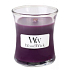 WoodWick Spiced Blackberry - Pikantní ostružina vonná svíčka s dřevěným knotem a víčkem sklo malá 85 g