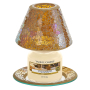 Yankee Candle Glam Mosaic stínítko malé + talíř malý na svíčku malou Classic 8 x 9 cm (stínítko), 9 x 9 cm (talíř)
