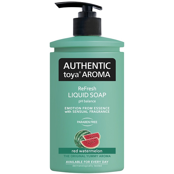 Autentyczne Toya Aroma Czerwony Arbuz płynne mydło dozownik 400 ml
