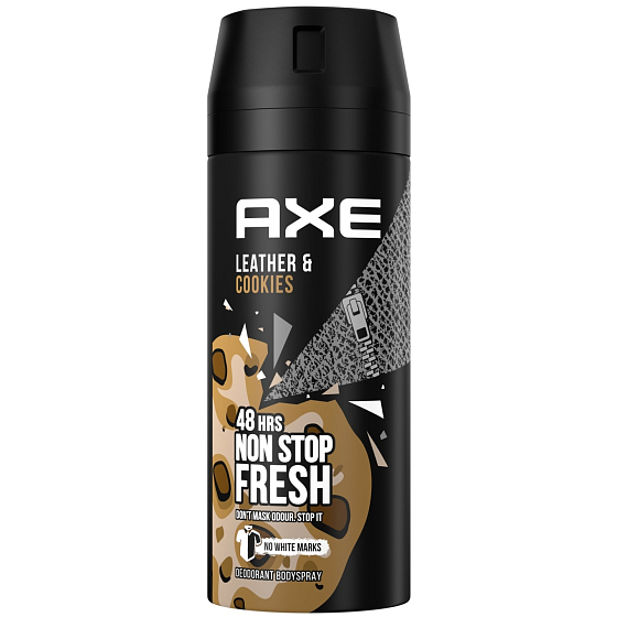 Axe Collision Leather & Cookies dezodorant w sprayu dla mężczyzn 150 ml