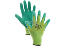 Kixx Groovy Green rękawice robocze z powłoką lateksową, rozmiar 8, GD900320