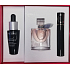 Lancome Beauty Mini Set La Vie Est Belle parfémovaná voda pro ženy 4 ml + Hypnose řasenka 01 Noir Hypnotic 2 ml + Advanced Génifique sérum - koncentrát na omlazení pleti 10 ml, dárková sada