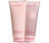 Payot Rituel Douceur Krem Odżywczy i Rozświetlający do Ciała z Różą 200 ml + Granité Exfoliante Corps Podwójny Peeling do Ciała z Różą 200 ml, Promocyjny zestaw duo 2023