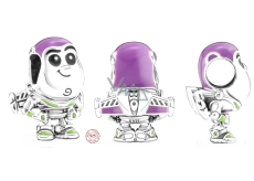 Zawieszka ze srebra 925 Disney Pixar Buzz Astral, koralik do bransoletki film