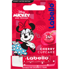 Labello Cherry Cupcake Minnie Disney balsam do ust dla dzieci 4,8 g, wiek 3+