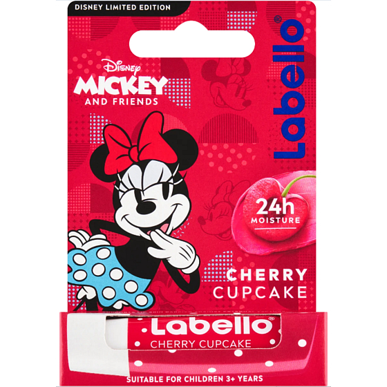 Labello Cherry Cupcake Minnie Disney balsam do ust dla dzieci 4,8 g, wiek 3+