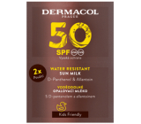 Dermacol Sun SPF50 wodoodporne mleczko przeciwsłoneczne 2 x 15 ml
