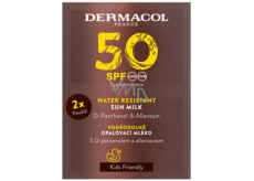 Dermacol Sun SPF50 wodoodporne mleczko przeciwsłoneczne 2 x 15 ml