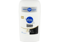 Nivea Black & White Invisible Silky Smooth dezodorant w sztyfcie dla kobiet 50 ml