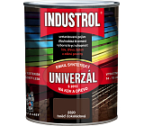 Industrol S2013 uniwersalny połysk farba na metal i drewno, 2430 czekoladowy brąz, 600 ml