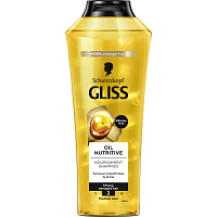 Gliss Oil Nutritive odżywczy szampon do włosów z rozdwojonymi końcówkami, 400 ml