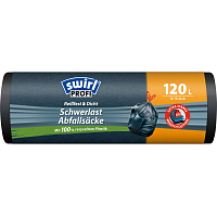 Swirl Profi worki na odpady ciężkie 120 l, 36 µ, 75 × 95 cm, 12 szt.