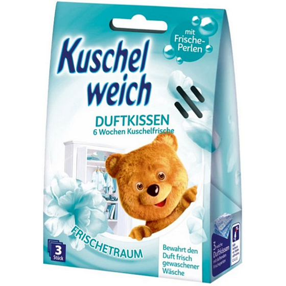 Kuschelweich pachnące woreczki do szafy Świeży sen 3 szt
