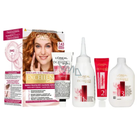 Loreal Paris Excellence Creme farba do włosów 7.43 Blond miedziano-złoty