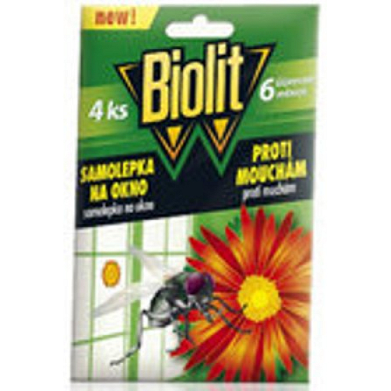 Biolit Samolepka ve tvaru květu k hubení létajících much