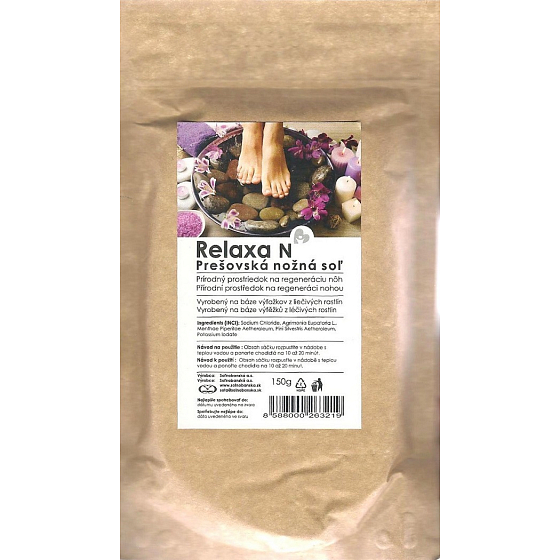 Prešovská Relaxa N sól na nohy 150 g