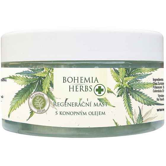 Bohemia Gifts Cannabis Konopny olej regeneracyjna maść do suchej i popękanej skóry 100 ml