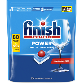 Finish tabletki do zmywarki All in 1 Max Cytrynowy, 80 sztuk